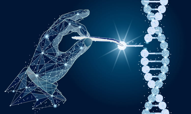 CRISPR image - cutting genes