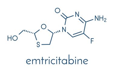Chemical formula of emtricitabine